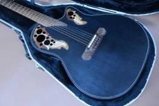 Ovation Super Adamas 1587-5 (Black) 1995年製【期間限定セール特価】金ラメの美しい芸術的フォルム。希少な90年代中期のエレアコの最高峰モデル_2