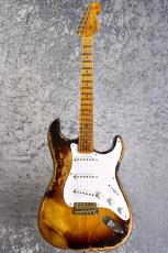 Fender Custom Shop Limited Edition 70th Anniversary 1954 Stratocaster Super Heavy Relic / Wide Fade 2Color Sunburst_3