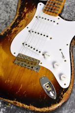 Fender Custom Shop Limited Edition 70th Anniversary 1954 Stratocaster Super Heavy Relic / Wide Fade 2Color Sunburst_11