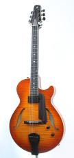 Kikuchi Guitars MF15S / Violin Burst【薄胴フルアコ】【即納可能!】【ギグバッグプレゼント中】_3
