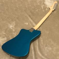 Baum Guitars Wingman - W with Tremolo, Coral Blue_3