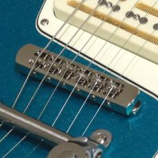 Baum Guitars Wingman - W with Tremolo, Coral Blue_7
