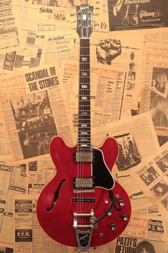 Gibson 1963 ES-335TDC "Factory Bigsby B7 with P.A.F Pickups & Stop Tail Stud Anchor"