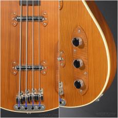 Grez Guitars Mendocino Short Scale Bass Fretted -Redwood Top-【2.58kg】_3