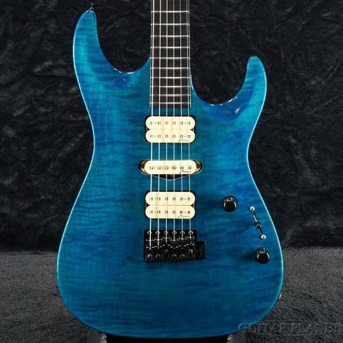 Marchione Carve Top 1P Flame Maple HSH -Trans Blue- 2017~USED!!【ハイエンドフロア在庫品】