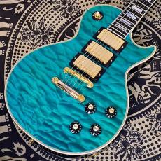 Gibson ~Made to Measure~ 1968 Les Paul Custom 7A Quilt Maple Top 3-Pickup Turquoise Blue Gloss 【#505018】