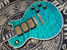 Gibson ~Made to Measure~ 1968 Les Paul Custom 7A Quilt Maple Top 3-Pickup Turquoise Blue Gloss 【#505018】_5