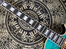 Gibson ~Made to Measure~ 1968 Les Paul Custom 7A Quilt Maple Top 3-Pickup Turquoise Blue Gloss 【#505018】_8