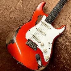 Fender Custom Shop 1964 Stratocaster Hvy Relic -Candy Tangerine / Black- Build by Paul Waller ≒3.36kg