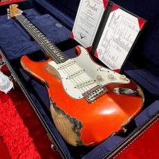 Fender Custom Shop 1964 Stratocaster Hvy Relic -Candy Tangerine / Black- Build by Paul Waller ≒3.36kg_10