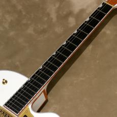 Gretsch Falcon Hollow Body with String-Thru Bigsby and Gold Hardware, Ebony Fingerboard, White_6