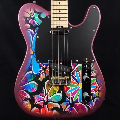 infinite Trad Fullsize T Soul Flower Pattern UV 【Autumn SALE】