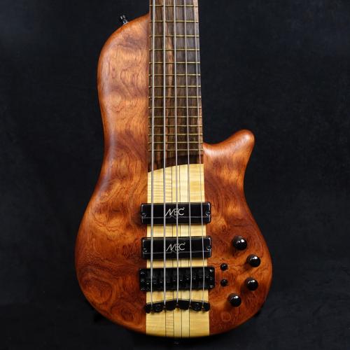 Warwick Custom Shop Masterbuilt Thumb Single Cut 5st Natural Oil Finish