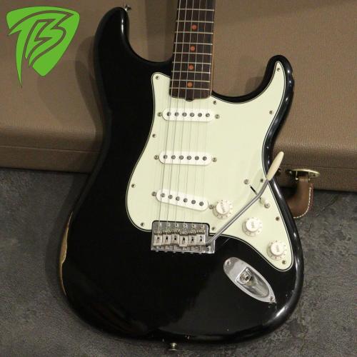 Fender Mike McCready Stratocaster Refinish Black with Lyndy Flarin P.U 2024