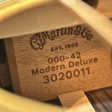 Martin 【試奏動画あり】000-42 Modern Deluxe #3020011【繊細で研ぎ澄まされた美音】【当店限定特典付き】_11