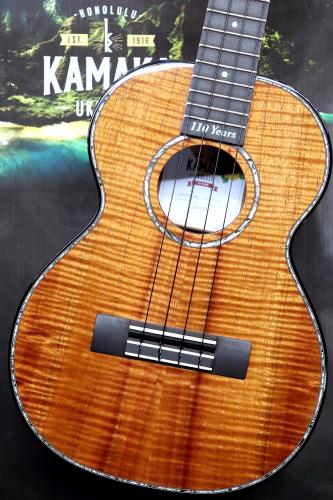 Kamaka HF-3D2 【110th Anniversary仕様】#260170【テナー】【均整のとれた美虎杢】【池袋店在庫品】