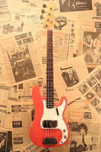 Fender 1966 Precision Bass "Original Fiesta Red Finish"