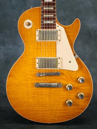 Gibson Custom Shop 1960 Les Paul Standard Reissue Hard Rock Maple Top Lemon Burst Aged by Tom Murphy 2006