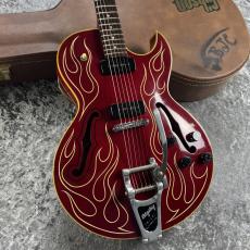 Gibson 【ファイヤーパターン】 ES-135 Bigsby Cherry MOD [3.97kg] 1995年製 3Fギブソンフロア