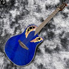 Ovation Celebrity Elite Exotic Mid Depth CE44P-8TQ-G (Blue Tranceparent Quilt) 【エレアコ】_2