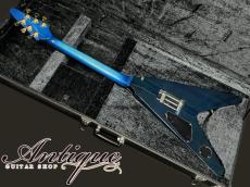 ESP One-Off Show Model THE ALFEE Takamizawa Signature Flying TV Premium Blue Sunburst /Premium Grade Quilt Top w/Signed "Not For Sale Model"_3