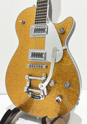 Gretsch G5230T Electromatic Sparkle Jet FT Single-Cut with Bigsby, Gold Sparkle