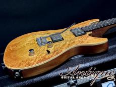 Kigoshi Custom Guitar KTM-Pro/F “Proto” 2026 Arched Top Semi-Hollow /Selected Wood w/WIZZ Premium PAF “Killer Birdseye Figured"_6