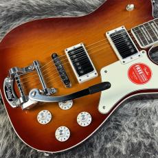 Squier Paranormal Troublemaker Telecaster Deluxe Bigsby Honey Sunburst_3
