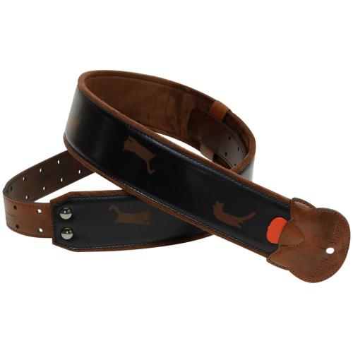 Righton! STRAPS YOJINEKO ESPRESSO BLACK【ストラップ】【ねこ柄】