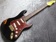 LsL Instruments Chris Fleming Custom Build Saticoy 22F Black on 3Tone Sunburst Heavy Aged_2