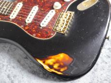 LsL Instruments Chris Fleming Custom Build Saticoy 22F Black on 3Tone Sunburst Heavy Aged_4