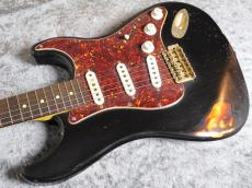 LsL Instruments Chris Fleming Custom Build Saticoy 22F Black on 3Tone Sunburst Heavy Aged_5