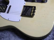 LsL Instruments Chris Fleming Custom Build & Chris Pickups T-Bone White Blonde Medium Aged_4