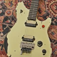 EVH Limited Edition Wolfgang Special Striped Series, Ebony Fingerboard, Distressed Ivory