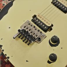 EVH Limited Edition Wolfgang Special Striped Series, Ebony Fingerboard, Distressed Ivory_3