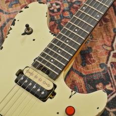 EVH Limited Edition Wolfgang Special Striped Series, Ebony Fingerboard, Distressed Ivory_4