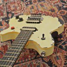 EVH Limited Edition Wolfgang Special Striped Series, Ebony Fingerboard, Distressed Ivory_5