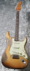 Fender Custom Shop MBS 60's Stratocaster Heavy Relic by Dale Wilson / Green Gold Patina Over 3-Tone Sunburst [3.38kg]_3