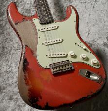 Fender Custom Shop MBS 1961 Stratocaster Heavy Relic by Dale Wilson / Aged Fiesta Red Over 3Color Sunburst [3.43kg]