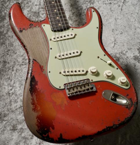 Fender Custom Shop MBS 1961 Stratocaster Heavy Relic by Dale Wilson / Aged Fiesta Red Over 3Color Sunburst [3.43kg]