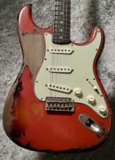Fender Custom Shop MBS 1961 Stratocaster Heavy Relic by Dale Wilson / Aged Fiesta Red Over 3Color Sunburst [3.43kg]_2