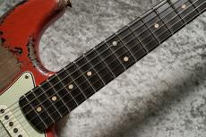 Fender Custom Shop MBS 1961 Stratocaster Heavy Relic by Dale Wilson / Aged Fiesta Red Over 3Color Sunburst [3.43kg]_6