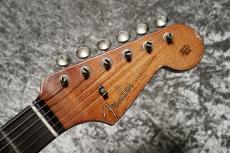Fender Custom Shop MBS 1961 Stratocaster Heavy Relic by Dale Wilson / Aged Fiesta Red Over Desert Sand [3.44kg]_4