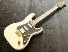 Shue Guitars New Classic S STD Gold Hardware / Olympic White_2