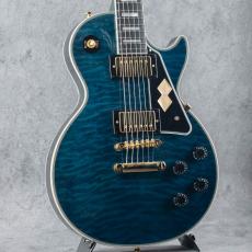 Epiphone Japan Exclusive Dealer Select IGC Les Paul Custom Quilt Top Viper Blue #26071528152_3