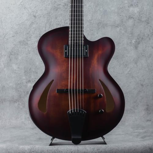 Victor Baker Guitars Model 15 Archtop 1 Pickup Broun Sunburst with satin topcoat S/N:757
