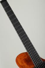 Victor Baker Guitars Ergonomic Semi hollow Headless / Amber burst with high gloss topcoat 2024_6