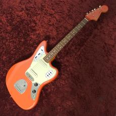 Fender FSR Made in Japan Traditional II 60s Jaguar Fiesta Red Matching Head_2