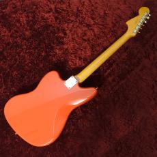Fender FSR Made in Japan Traditional II 60s Jaguar Fiesta Red Matching Head_6