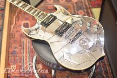 Silvertone 2004 PS-SN5 Paul Stanley Sovereign Model (Cracked Mirror)_2
